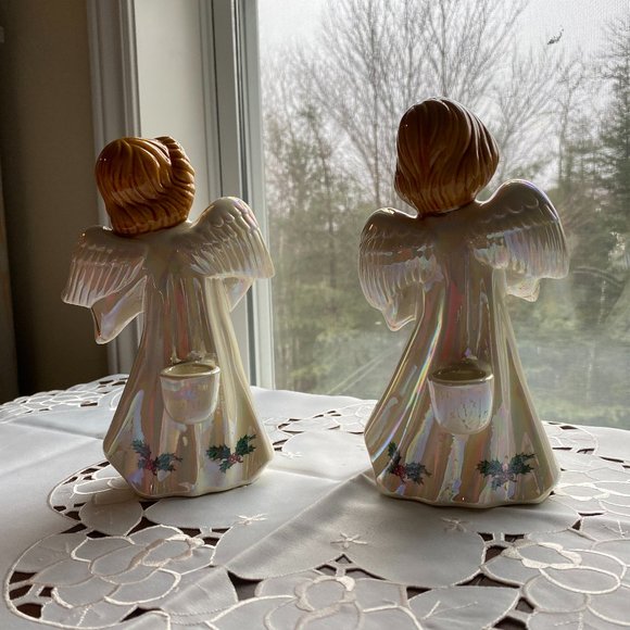 Cherub candle holders - Picture 3 of 14